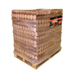 Bûches de bois densifiées CRÉPITO - Palette de 104 paquets de 5 bûches